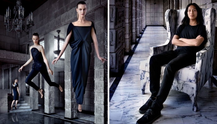 Balenciaga Александра Вонга в Harper's Bazaar USA