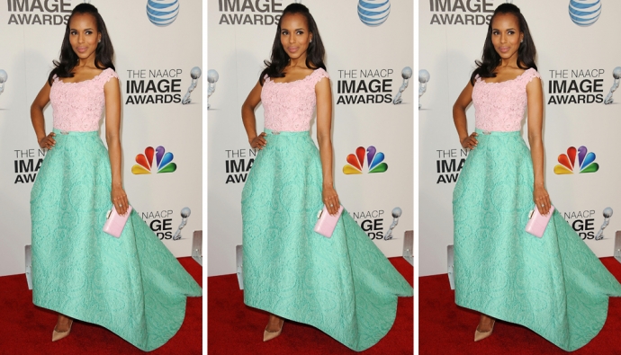Look of the Day: Керри Вашингтон в Oscar de la Renta