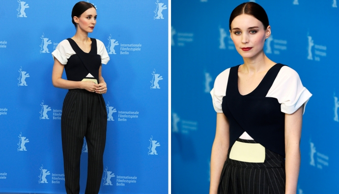 Look of the Day: Руни Мара в Balenciaga Resort 2013