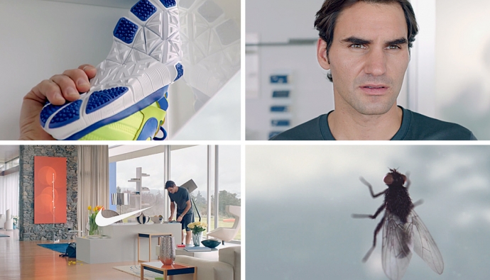 Роджер Федерер в новой рекламе Nike