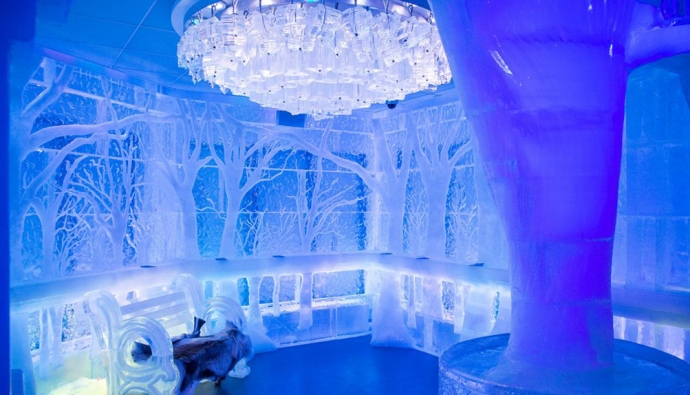 В Нью-Йорке открылся первый ледяной бар