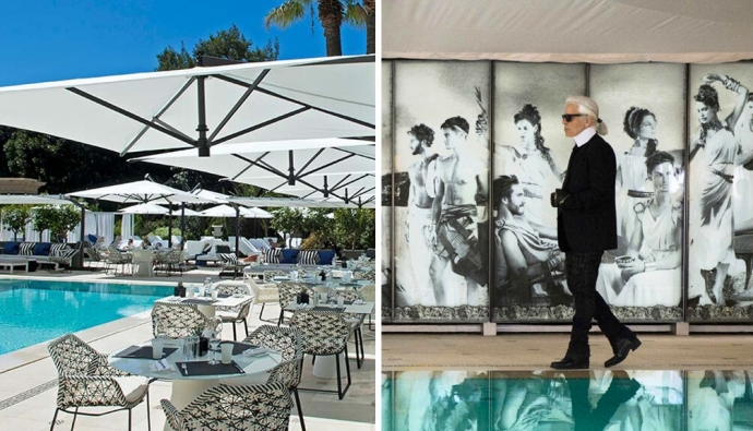 Карл Лагерфельд – дизайнер кафе Odyssey в Монако