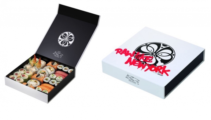 Кейт Мосс разработала дизайн коробочек для Sushi Shop