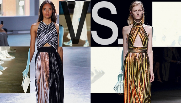 Плиссированные платья: Proenza Schouler VS Givenchy