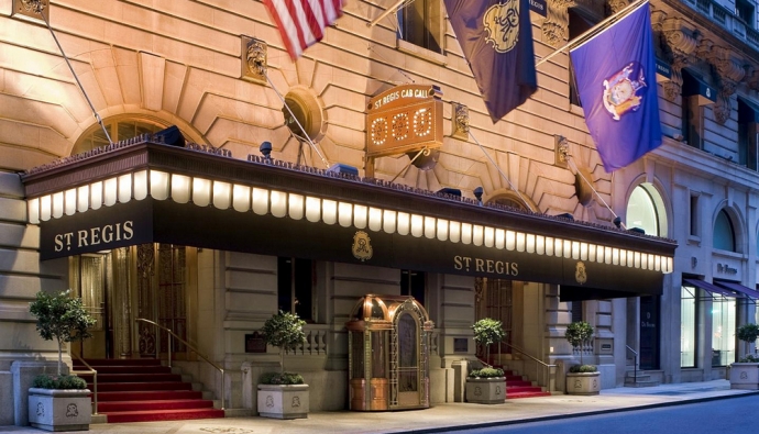 St. Regis – самый дорогой отель в Нью-Йорке
