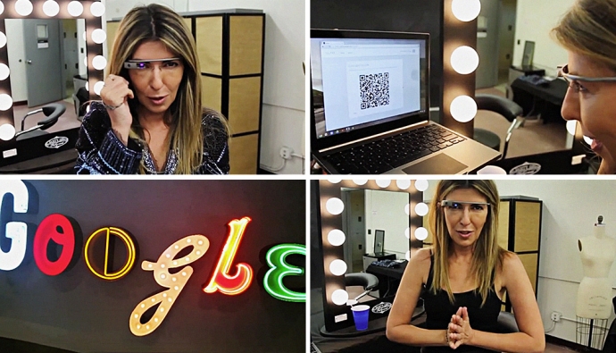 Нина Гарсия пойдет на показы в очках Google Glass