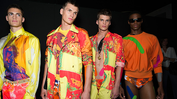 Прямая трансляция мужского показа Versace, весна-лето 2015