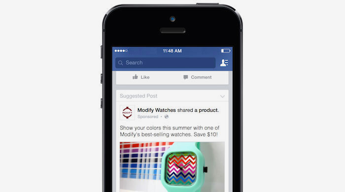 Facebook делает покупки в Сети еще проще