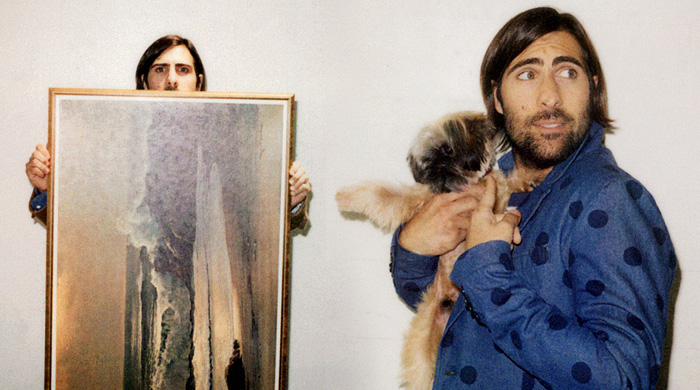 Спайк Джонc и Джейсон Шварцман в рекламной кампании Band of Outsiders