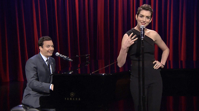 Хип-хоп по-бродвейски с Энн Хэтэуэй и Джимми Фэллоном