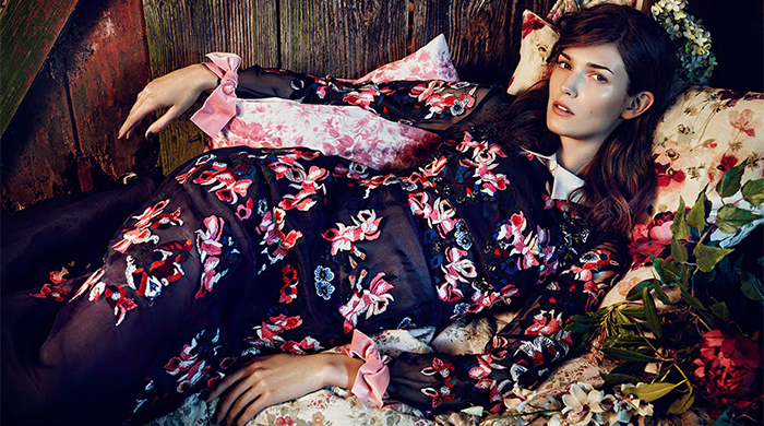 Кендра Спаркс в богемной съемке Net-a-Porter для The Edit