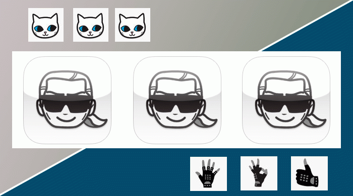 Приложение emotiKarl: новые emoji от Карла Лагерфельда