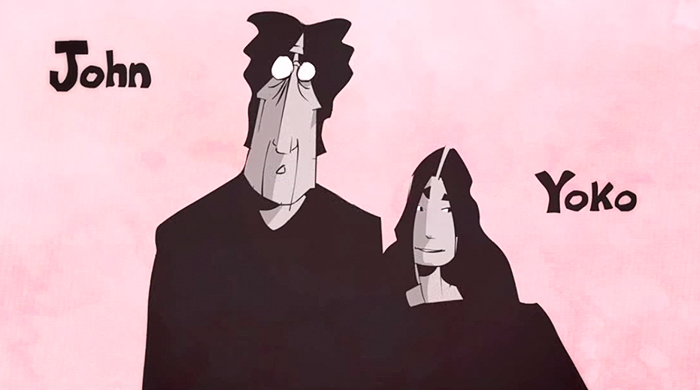 Анимированное интервью с Джоном Ленноном и Йоко Оно