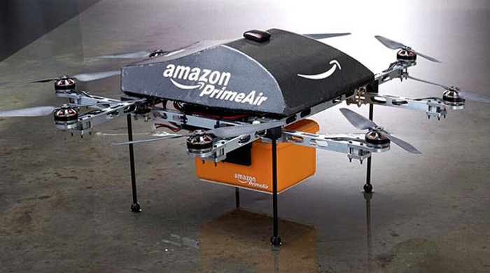 Amazon будет доставлять покупки за полчаса и по воздуху