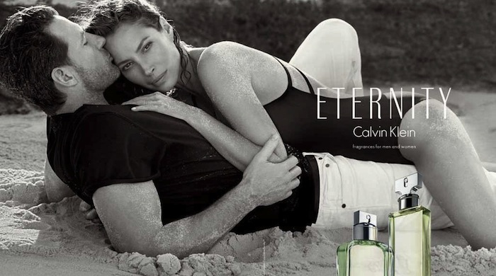Кристи Тарлингтон в новой рекламе Calvin Klein Eternity