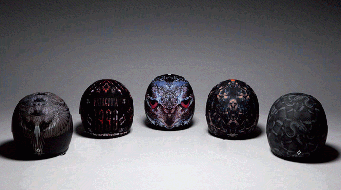 Марсело Бурлон представил новую коллекцию мотоциклетных шлемов