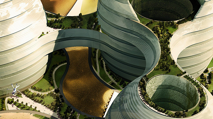 "Органические города": проект Luca Curci Architects в ОАЭ