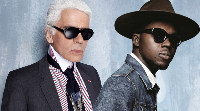 Карл Лагерфельд снял обложку для альбома американского хип-хоп исполнителя