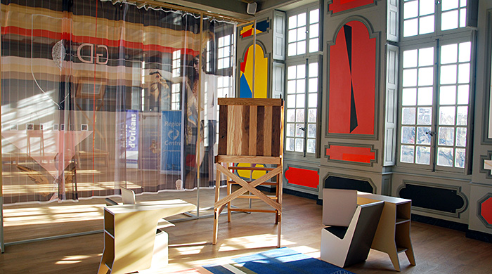 Инсталляции студии Makkink & Bey в орлеанском "Доме епископа"