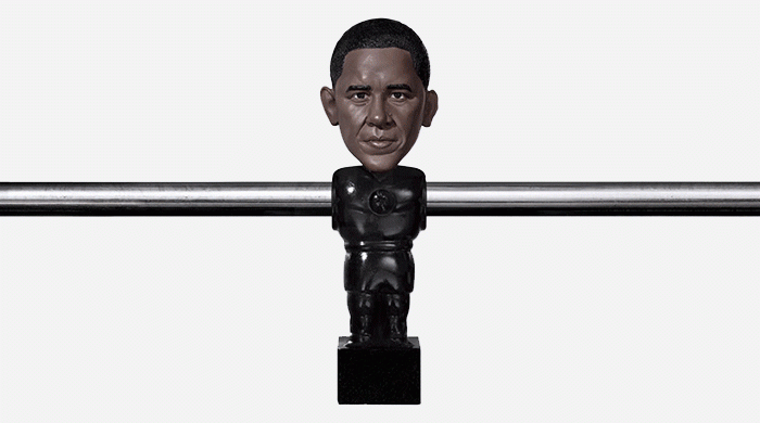 Настольный футбол с мировыми лидерами от дизайнеров агентства Ogilvy & Mather