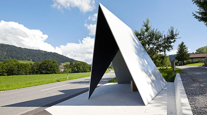 Дизайнерские автобусные остановки в австрийской коммуне