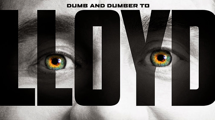 Джим Керри и Джефф Дэниелс в пародии на постер фильма "Люси"