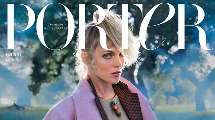 Аня Рубик на обложке Porter