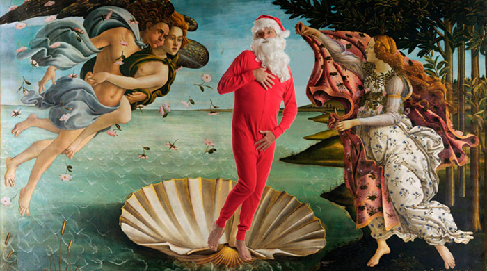 Санта-Клаусы на картинах Боттичелли, Дега и Моне