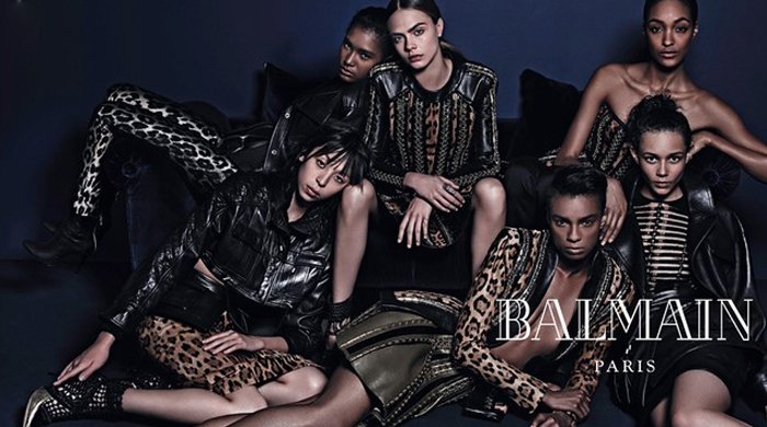 Первый взгляд: рекламная кампания Balmain, осень-зима 2014