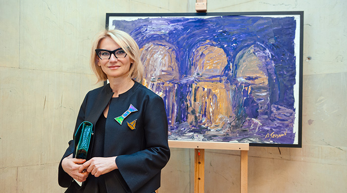 Открытие выставки Димитрия Семакова "Врата и цивилизации"