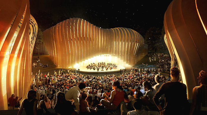 "Музыкальная шкатулка" в центре Будапешта: проект Group8asia