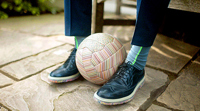 Коллекционное издание мячей от Paul Smith к чемпионату мира по футболу