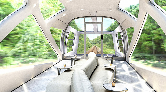 Японский поезд от дизайнера Ferrari Кена Окуямы