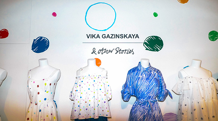 Презентация коллаборации Вики Газинской и & Other Stories в Colette