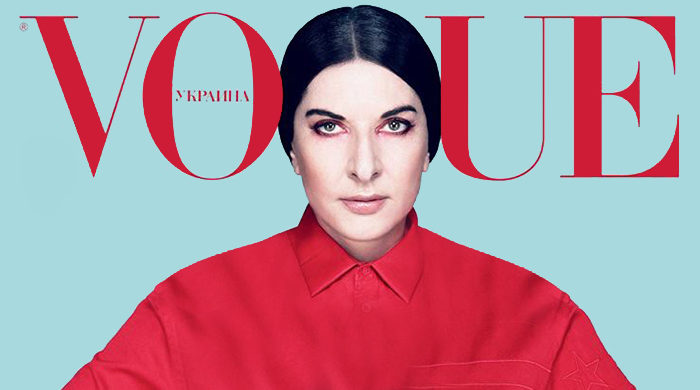 Марина Абрамович на обложке арт-номера украинского Vogue