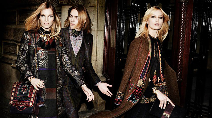 Рекламная кампания Etro, осень-зима 2014