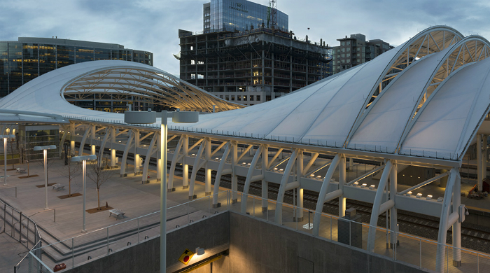 Транспортная развязка-вестибюль в Денвере