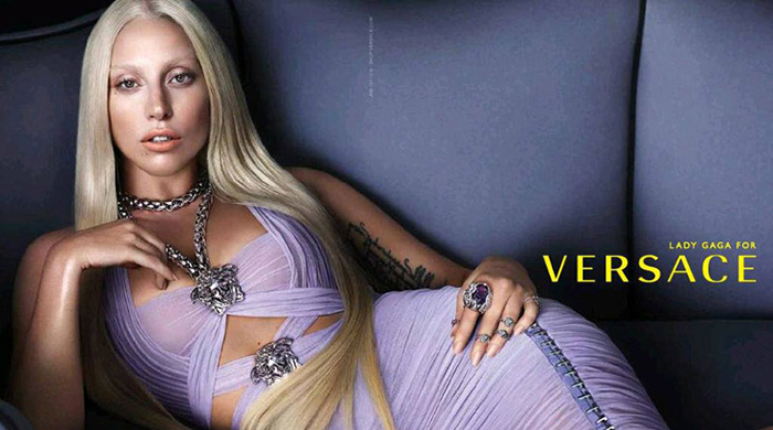 Леди Гага для Versace: первые кадры