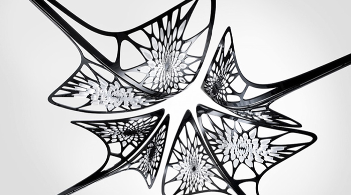 Заха Хадид и Барнаби Барфорд создали светильники для выставки в David Gill Gallery