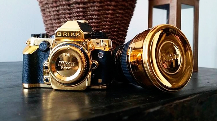 Золотой фотокомплект Brikk с 24-каратным покрытием