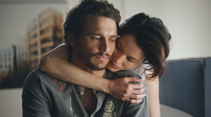 Броуди, Кунис, Франко, Бейсингер, Уайлд и Нисон в "Третьей персоне"