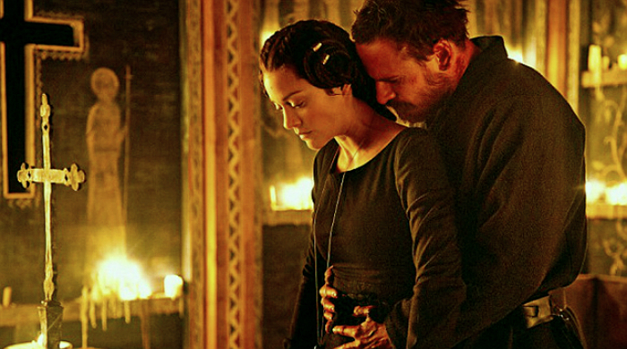 Майкл Фассбендер и Марион Котийяр на первых кадрах "Макбета"