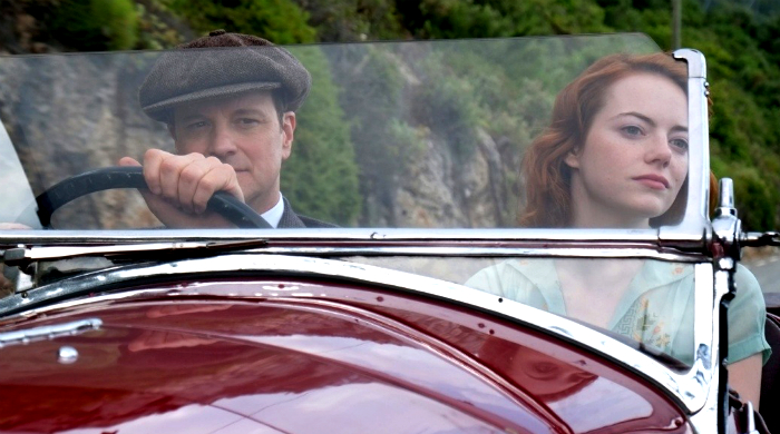 Эмма Стоун и Колин Ферт в "Магии лунного света" Вуди Аллена