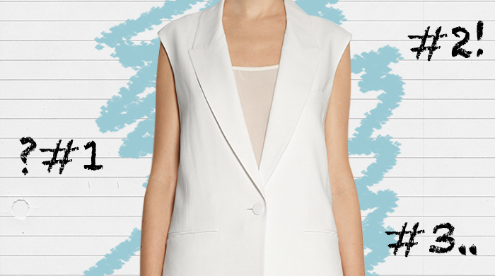 Одна вещь — 3 образа: удлиненный жилет Alexander Wang