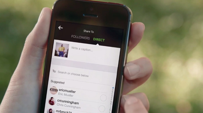 Instagram запустил сервис обмена личными сообщениями