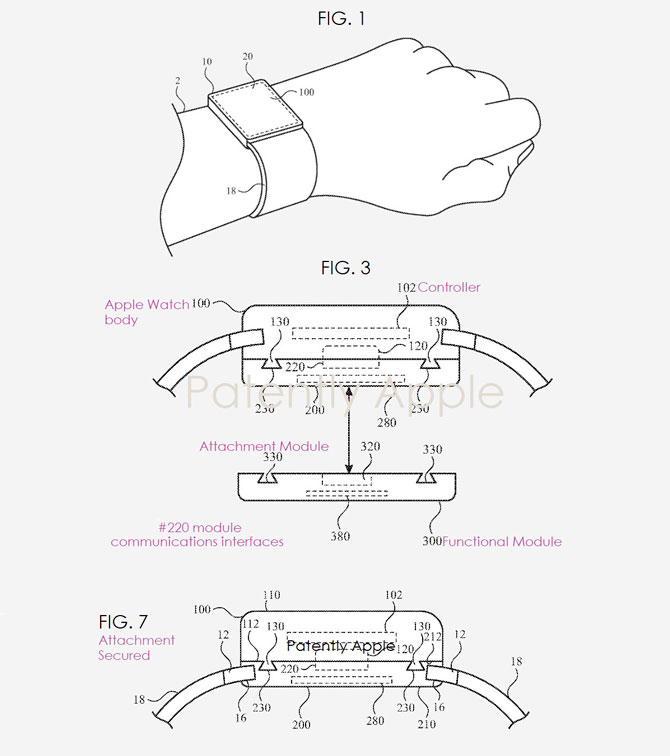Apple подала патент на модульные часы (фото 1)