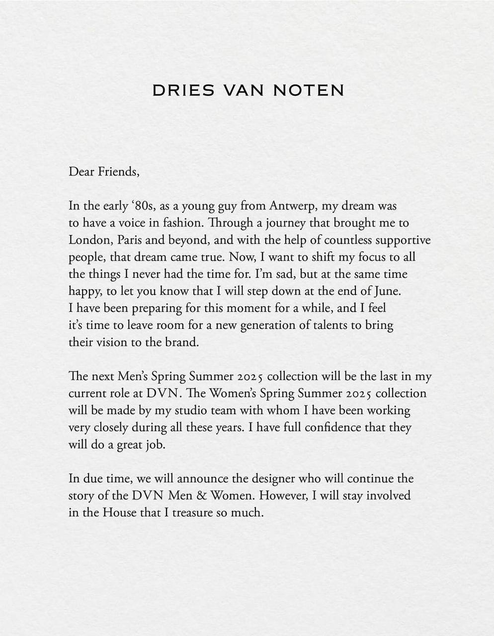 Почему мы все любим Дриса Ван Нотена и как изменится индустрия после его ухода? Спросили у коллег и ответили сами (фото 1)