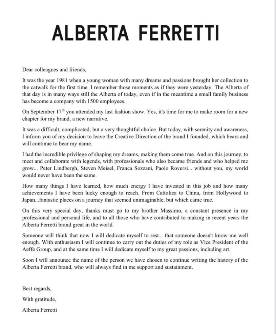 Альберта Ферретти покидает должность креативного директора Alberta Ferretti (фото 2)