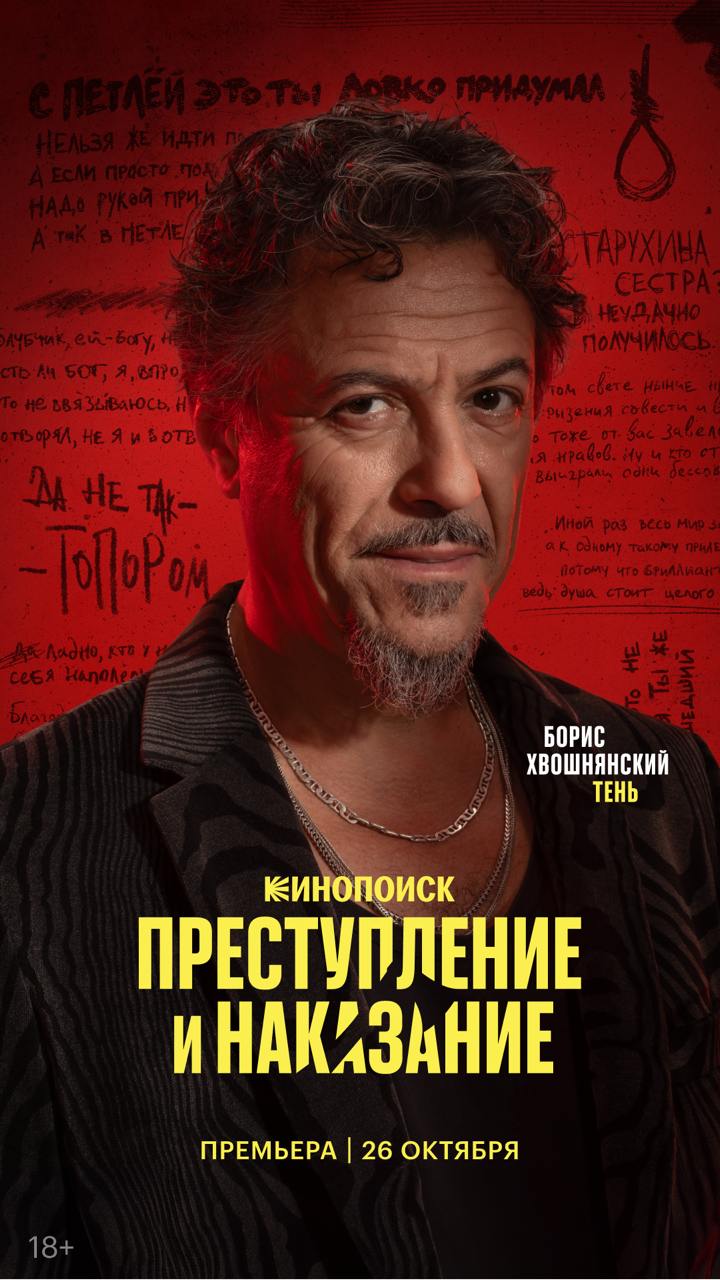 «Кинопоиск» показал персонажные постеры сериала «Преступление и наказание» (фото 4)