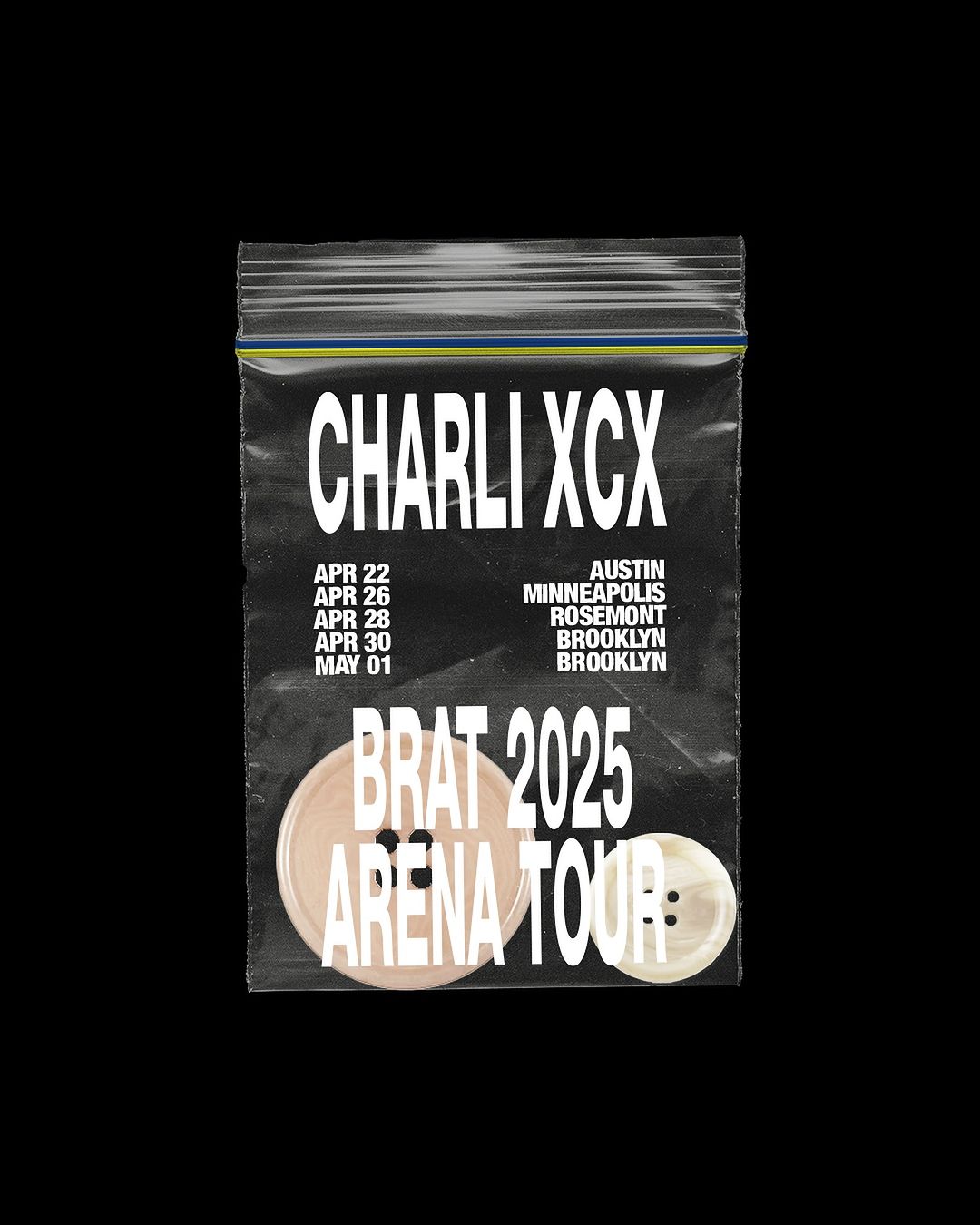 Charli XCX назвала даты тура Brat Arena 2025 (фото 1)